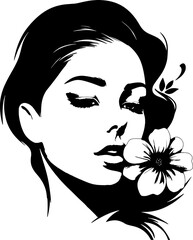 Women Flower Vector