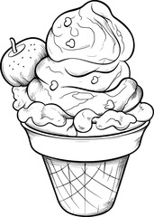 Ice Cream Vector Art