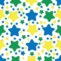 geometric seamless pattern with the presence of a floral motif