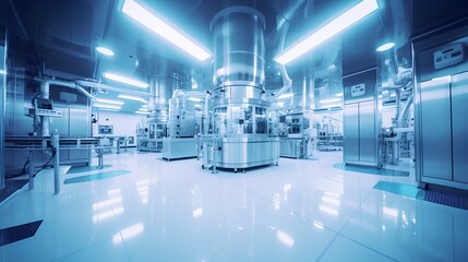 Neat and clean pharmaceutical production enterprises. generative AI