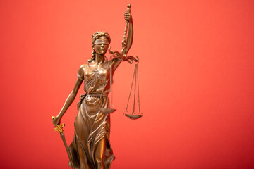 Fototapeta premium Lady justice. Statue of Justice
