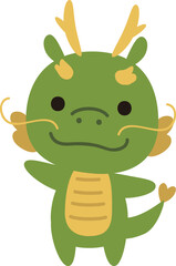 かわいい辰のイラスト