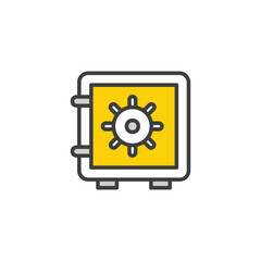 Money Save icon design with white background stock illustration