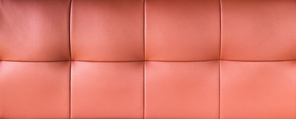Brown leather texture of sofa background