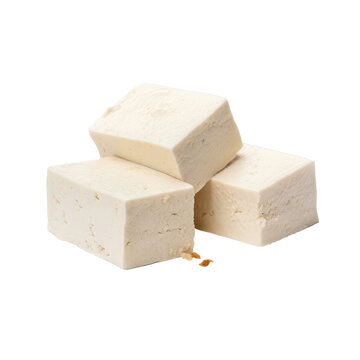 tofu isolated on transparent background cutout 