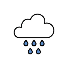 Weather icon vector stock illustration.