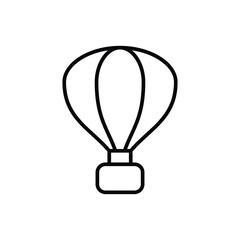 Hot Air Balloon icon vector stock illustration.