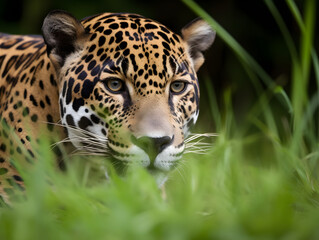 close up of a leopard