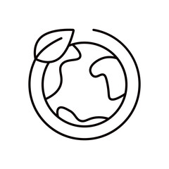 Sustainability icon with Environmentally Friendly.