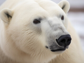 polar bear close up