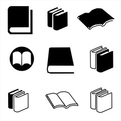 book icons illustration vector. editable