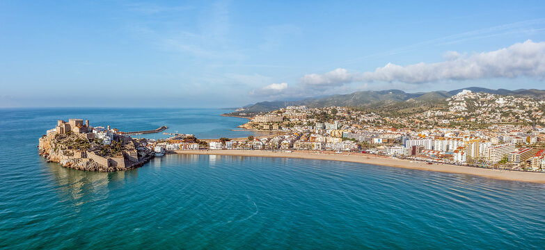 Peniscola, Castellon, Spain Aerial