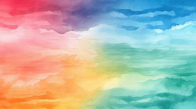 abstract watercolor background with clouds HD 8K wallpaper Stock Photography Photo Image