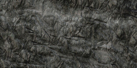 Abstract nature dirty stone grey brown cement wall with material cracked 3D parts and veins. Cracked cement material or stone. Old vintage scratches, stain, rock splats home backdrop	
