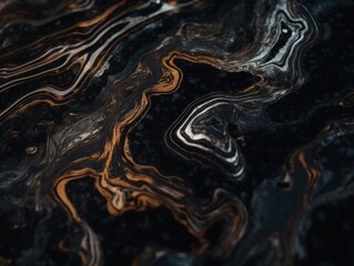 Obraz premium Marble stone texture background with elements of semi-precious stones and gold created with Generative AI technology.