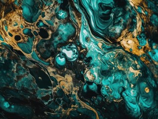 Bright fluid marble paint pattern Dynamic liquid shapes background 
