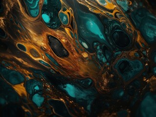 Bright fluid marble paint pattern Dynamic liquid shapes background