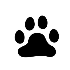 Cat footprint illustration
