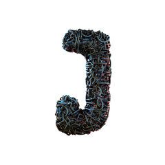 Alien Technology 3D Alphabet or PNG Letters