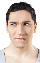 Obraz premium Different beautiful expressions of male face