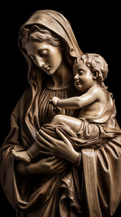 estátua de nossa senhora com menino jesus 