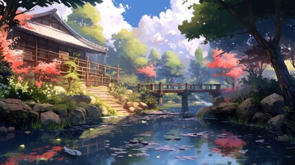 Game Art Anime Background Wallpaper