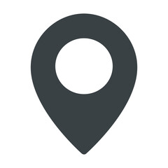 map pointer icon for apps and websites, SVG file