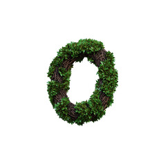 Jungle Forest 3D Alphabet or PNG Letters