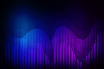 2d rendering Stock market online business concept. business Graph 