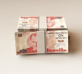 Lira Cash Note Pile