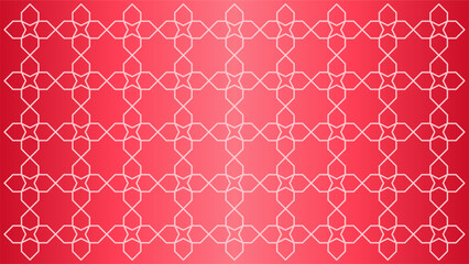 Islamic pattern vector illustration for islam celebration. Islamic pattern for ramadan, eid, mubarak, eid al fitr and eid al adha. Shiny arabesque pattern for muslim culture and islam religion