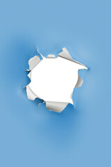 Tseluiko SVi, [07.06.2023 20:14]
Breakthrough Paper Ripped Hole. Background with place for design...