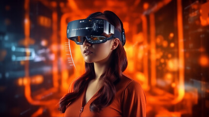 programmer studies neural networks. Generative AI