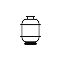 Cylinder icon design with white background stock illustration