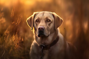 Beautiful Labrador Dog with a Heartwarming Expression