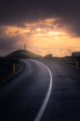 The road to lighthouse