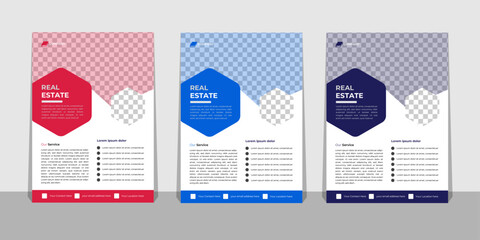 Real estate flyer design template, Real Estate Home Sale Flyer, creative home for sale flyer, color a4 print ready flyer. front montserrat