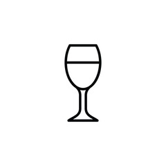 Wine icon design with white background stock illustration