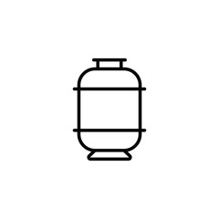 Cylinder icon design with white background stock illustration