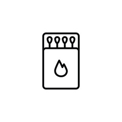 Match icon design with white background stock illustration
