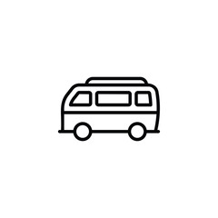 Van icon design with white background stock illustration