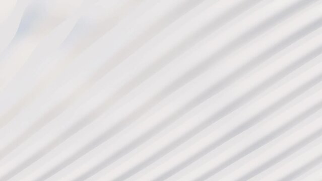 Abstract geometric modern white color background. Futuristic technology design. Abstract parametric interior. Blank opened 3D illustration mock-up. White circular building pale geometric pattern.