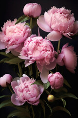 Obraz premium bouquet of pink roses