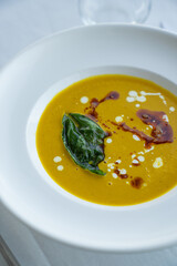Food with stylish food plate
