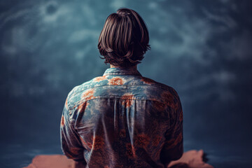 A person meditating or practicing mindfulness before diving into work tasks.