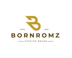 Letter B logo template