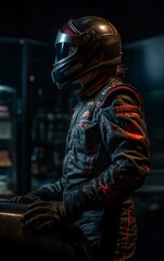 Formula 1 Driver, Generative AI, Illustration