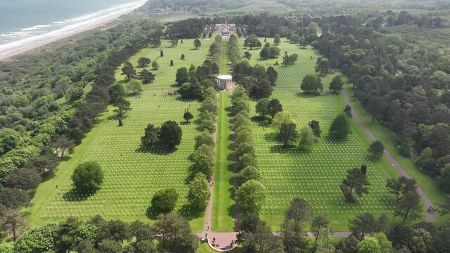 The american world war 2 cemetery in Normandy, France.