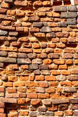 Background of old vintage brick wall.