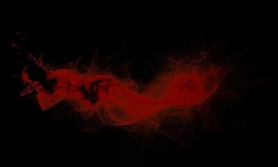 Cosmic abstract background. Colorful smoke, ink water, pattern universe. Abstract color flow of fire, flame - 610728405